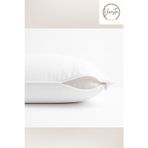 Vivesta Home 50X70 Cm Beyaz Fermuarlı Yastık Kılıfı - %100 Pamuklu, Kolay Yıkanabilir