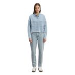 Vivi 90lar Açık Mavi Jean Gömlek Crop/Kısa Kesim 1210244-86442 M
