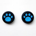 Vivi Audio Başparmak Çubuğu Tutamakları Kapak Joystick Başparmak Çubukları PS4 XBOX ONE XBOX 360 PS3 PS2 için Kapaklar Mavi Kedi Köpek Pati