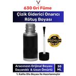 Vividale Profesyonel Otomobil Taş Izi Çizik Giderici Onarıcı Renault 630 Gri Füme Fırçalı Rötüş Boyası 30 ml