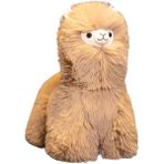 VividDonald Seth Dudu Sevimli Alpaka Peluş Oyuncak (Yurt Dışından) - Kahverengi - Beyaz
