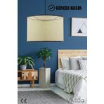 Vivido Abajur Wicker Hasır Sarkıt Avize Krem - Siyah