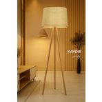 Vivido Home Doğal Rattan Hasır Ahşap Lambader