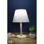 Vivido Home Dora Elegant Komodin Abajur Krem Ayaklı Aydınlatma
