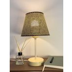 Vivido Home Hasır Kahve Krem Abajur