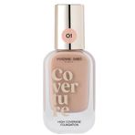 Vivienne Sabo Coverture High Coverage 01 Milk Beige Full Coverage Natural Matte Finish Fondöten