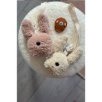 vivimade Bebek Emzik Askısı Bunny 2'li Klipsli Ekru - Somon