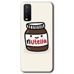 Vivo Y11S Nutella Aşkım Baskılı Uyumlu Silikon Kılıf