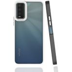 Vivo Y20 Kılıf Mat Yüzeyli Kamera Korumalı Renkli Silikon Kapak Mima