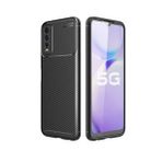Vivo Y20 Kılıf Zore Negro Karbon Tasarım Silikon Kılıf