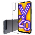 Vivo Y20 Şeffaf Kılıf Yumuşak İnce Tasarımlı Kapak Süper