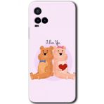Vivo Y21 Sevgili Ayıcık Baskılı Uyumlu Silikon Kılıf