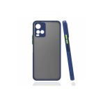 Vivo Y21s Kılıf Mat Parmak Izi Yapmaz Kamera Korumalı Renkli Tuşlu Sert Silikon Kapak (Hux)