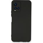 Vivo Y21S Kılıf Nano Içi Kadife Silikon - SIYAH-(5796)