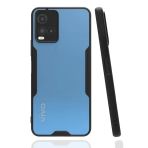 Vivo Y21s Kılıf Platin Silikon - Siyah-(5796)