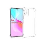 Vivo Y21S Köşeli Şeffaf Anti Shock Silikon Kılıf