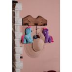 Vivonty Ulusal Doğal Çam Askılık Kapı Arkası Hol Koridor Mutfak Banyo Askılığı Havlu Elbise Askılığı