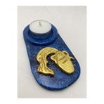 Vivus In Kova Burcu Mumluk - 3 Adet Tealight Balmumu Mum Hediyeli Mavi
