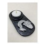 Vivus In Kova Burcu Mumluk 3 Adet Tealight Balmumu Mum Hediyeli Siyah