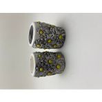 Vivus In Papatya Desenli Mumluklar - Tealight Ve Uzun Balmumu Mum Hediyelidir Çok Renkli