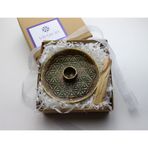 vivus in Yaşam Çiçeği El Yapımı Seramik Palo Santo Hediyeli Tütsülük (kahverengi)