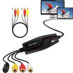 VIXLW VHS Dijital Dönüştürücü,Video Yakalama Kartı Cihazı,VHS VCR Hi8 Mini DV'den Mac Dijital Dönüştürücü,PC TV Teyp Oynatıcı Kamera için RCA USB Video Dönüştürücü,MAC Windows Vista Uyumlu