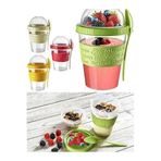 Viyalente Dondurma Kabi Kasikli Yogurt Kabi Kasikli Pratik Cok Kullanim Amacli