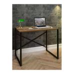Viyalente Modern 60x90 Metal Çalışma Ofis Bilgisayar Laptop Masası Çalışma Masası Ceviz 47000 72 cm Kahvereng