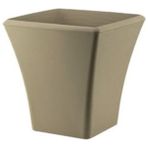 Viyalente Saksı Begonvıl 38 cm Kare Sütlü Kahve