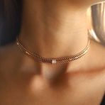 Viyana Baget Choker Kolye