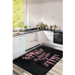 Viyana Home Dijital Baskılı Kaymaz Taban Yıkanabilir Renkli Modern Mutfak Halısı