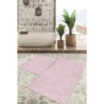 Viyana Home Dijital Baskılı Kaymaz Tabanlı Yıkanabilir 2'li Set Banya Halısı Klozet Takımı Paspas VHKZ-HT-390 - Renkli - 1038