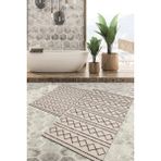 Viyana Home Dijital Baskılı Kaymaz Tabanlı Yıkanabilir 2'li Set Banya Halısı Klozet Takımı Paspas VHKZ-HY-1040 - Renkli - 1114