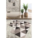 Viyana Home Dijital Baskılı Kaymaz Tabanlı Yıkanabilir 2'li Set Banya Halısı Klozet Takımı Paspas VHKZ-HY-1194 - Renkli - 1126