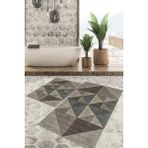 Viyana Home Dijital Baskılı Kaymaz Tabanlı Yıkanabilir 2'li Set Banya Halısı Klozet Takımı Paspas VHKZ-HY-1195 - Renkli - 1127