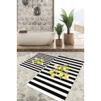 Viyana Home Dijital Baskılı Kaymaz Tabanlı Yıkanabilir 2'li Set Banya Halısı Klozet Takımı Paspas VHKZ-HY-1216 - Renkli - 1117