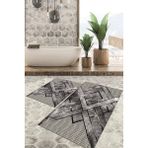 Viyana Home Dijital Baskılı Kaymaz Tabanlı Yıkanabilir 2'li Set Banya Halısı Klozet Takımı Paspas VHKZ-SD-423 - Renkli - 1183