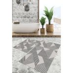 Viyana Home Dijital Baskılı Kaymaz Tabanlı Yıkanabilir 2'li Set Banya Halısı Klozet Takımı Paspas VHKZ-SD-936 - Renkli - 41