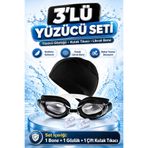 viyol marketim Yüzücü Gözlüğü – Ayarlı Silikon Yüzme Gözlüğü Su Geçirmez +14