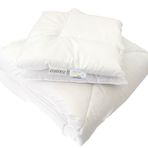 Vizaro - Yorgan dolgusu + yastık - 90 x 120 cm - %100 pamuk - 300 g (9,5 TOG) beşik ve yastık - Kış - Antialerjik, akarlara dayanıklı, küf önleyici - beşik 60 x 120 cm