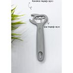 Vizka Çok Amaçlı Kapak Açacağı , Meşrubat Açacağı , Kavanoz Kapağı Açacağı - Gri