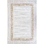 Vizon Geometrik Pamuk Makinada Yıkanabilir Kaymaz Taban Dijital Makine Baskı Salon Halı-I-Gm_Matisse-13631V-300x400