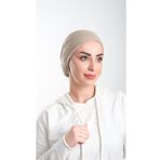 Vizon Pratik Hazır Geçmeli Tesettür Bone Viskon Kumaş Sade 3003_10