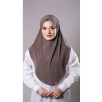 Vizon Pratik Hazır Geçmeli Tesettür Eşarp Sandy Kumaş Düz Hijab 2308_10