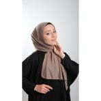 Vizon Pratik Hazır Geçmeli Tesettür Şal Örme Kumaş Sade 2118_10