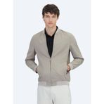 Vizon Regular Fit Dik Yaka Casual Dokuma Mont