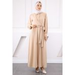 Vizon Yan Bağlamalı Linda Elbise - 42