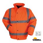 Vizwell™ 300 D Oxford Reflektörlü Bomber Mont – Vwjk04 turuncu