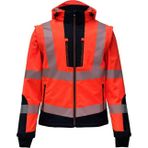 Vizwell Reflektörlü Rıpstop Softshell Kollar Çıkmalı Teknik Mont (VWJK521)
