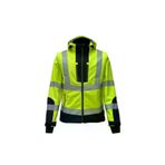 Vizwell Reflektörlü Ripstop Softshell Model Teknik Mont Sarı VWJK521